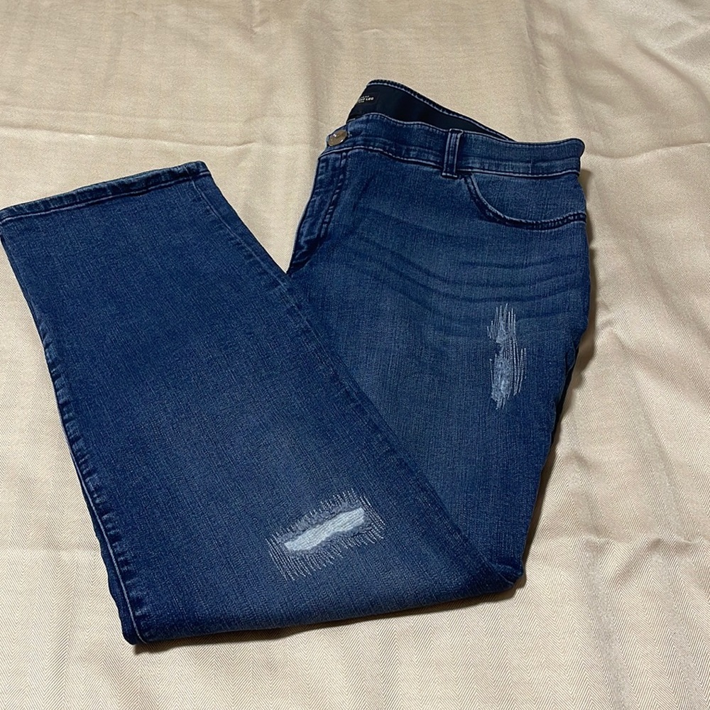 Lee Women's Straight Leg Jeans - Dark Blue